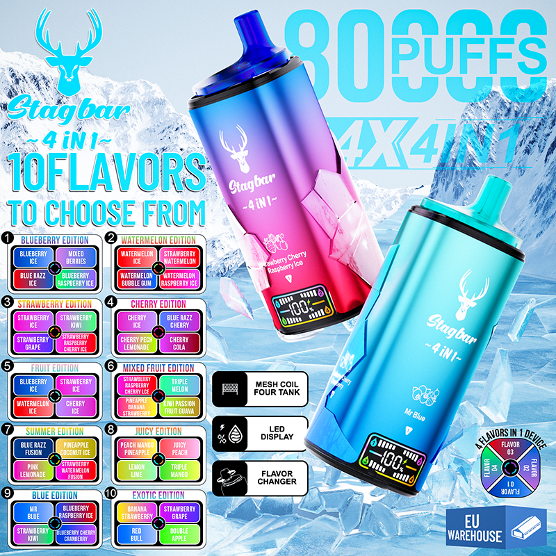 STAG BAR 4IN1 80000 CALADAS